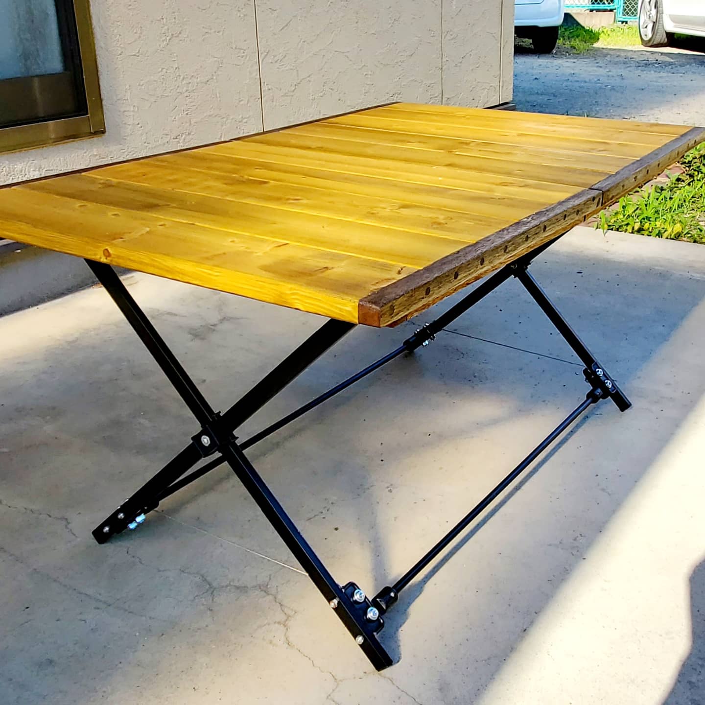 アウトドアローウッドテーブル/インテリア/アウトドア/テラス