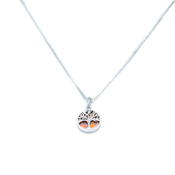 アンバー（琥珀）のジュエリー ペンダント Slice Tree of Life Charm Pendant 3枚目の画像