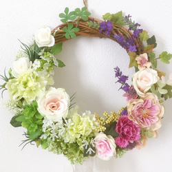 特大サイズ登場❣大人気のラベンダーリース【ナチュラル☘な風合いが