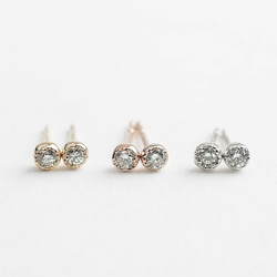 一粒ピアス・天然ダイヤモンド✴︎ブリリアントカット