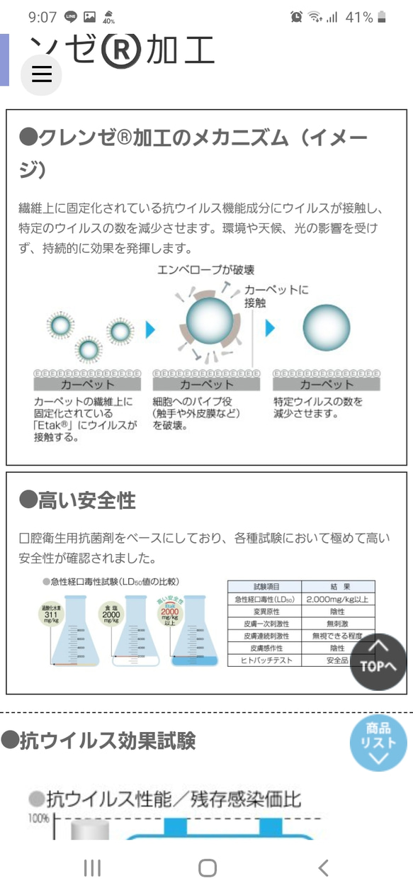 クレンゼ　抗菌加工ダブルガーゼ　106cmx30cm ベージュサイズアップ可能性 8枚目の画像