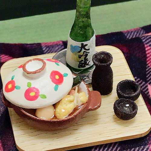 ミニチュアフード おでんの晩御飯セット 趣味・おもちゃ