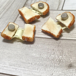 チーズがとろーり♪選べるミニチュアピザトーストのマグネット全3種【フェイクフード】 9枚目の画像