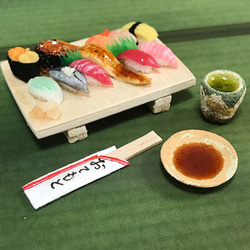ミニチュアお寿司の豪華盛りセットA 2枚目の画像