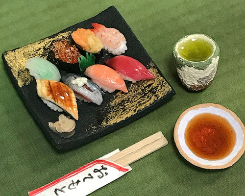 超リアル！ミニチュアボトル お寿司 全28種セット《ドリーム