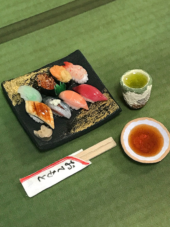 ミニチュアお寿司の豪華盛りセットD 1枚目の画像
