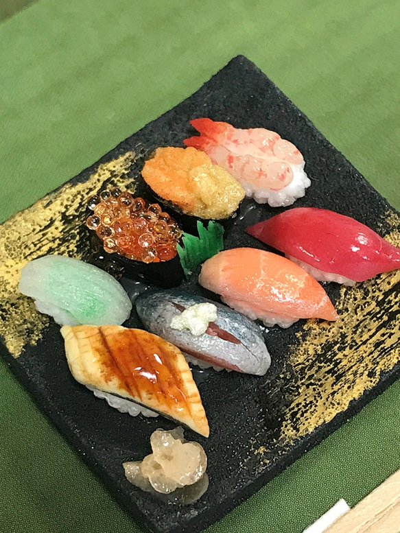 ミニチュアお寿司の豪華盛りセットD 2枚目の画像