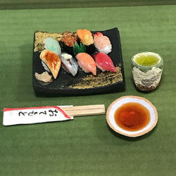 ミニチュアお寿司の豪華盛りセットD 3枚目の画像
