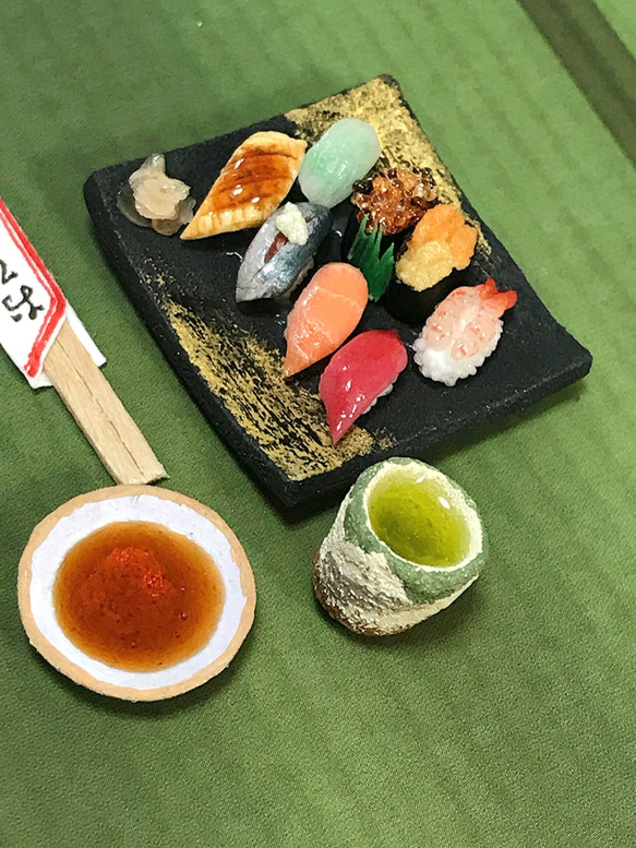ミニチュアお寿司の豪華盛りセットD 4枚目の画像
