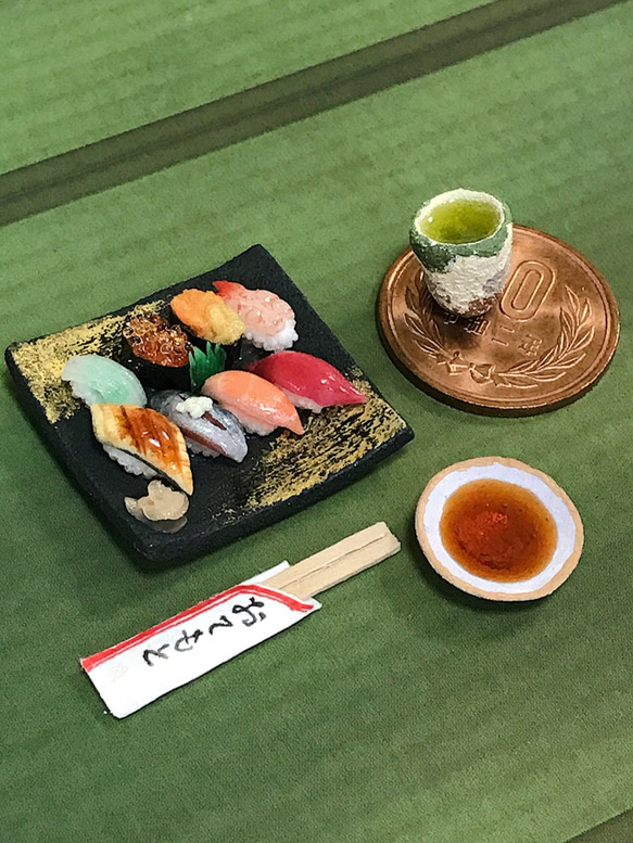 ミニチュアお寿司の豪華盛りセットD 5枚目の画像