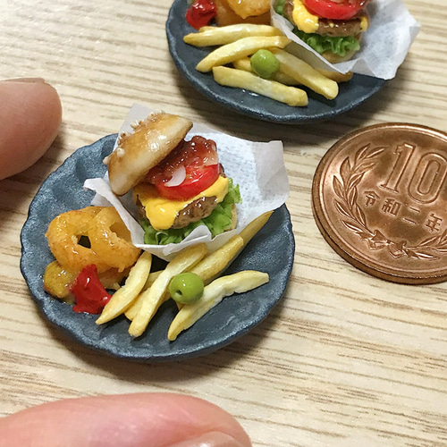 サンエックス - パネル まくまくハンバーガー 幸せレシピミニチュア 食品サンプル サンエックス - パネル まくまくハンバーガー 幸せレシピ