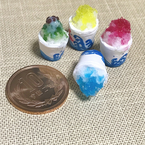 難あり★レア コンコンブル かき氷屋台 甘味処 ミニチュア お店 廃盤品 希少 レア☆コンコンブル ご先祖さま かき氷 廃盤品 希少 お盆 おばけ