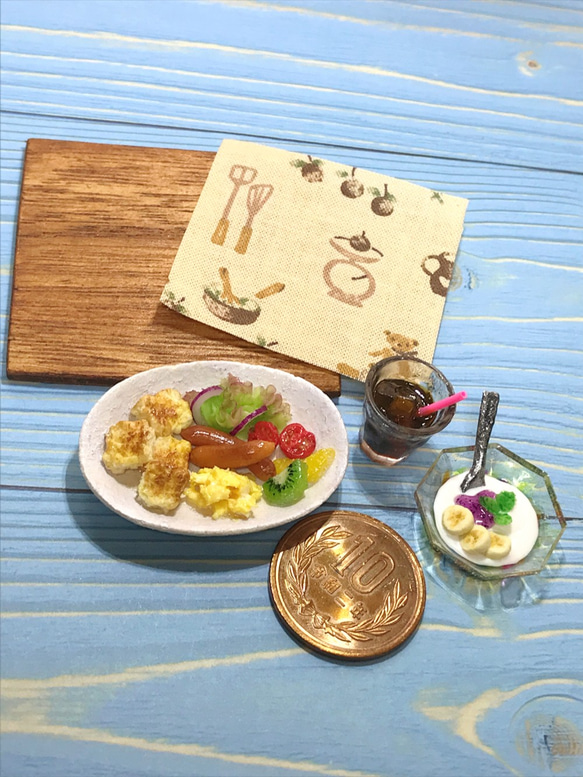 海沿いのカフェ風モーニングセットB【食品サンプル】 7枚目の画像