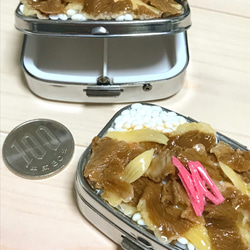 牛丼のピルケース【食品サンプル】 9枚目の画像