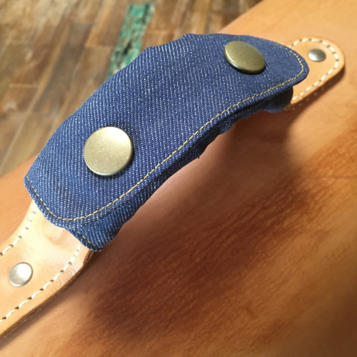 岡山デニム持ち手カバー 【 国産 デニム ハンドルカバー エコバッグ