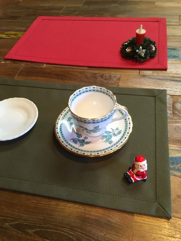 倉敷帆布ランチョンマット Sサイズ 【倉敷帆布 クリスマス 倉敷帆布ランチョンマット Sサイズ 【倉敷帆布 クリスマス