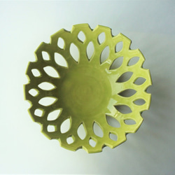 水果盤水果盤（綠色）瓷製 第6張的照片