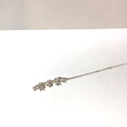 銀のペンダント　桃の花 3枚目の画像