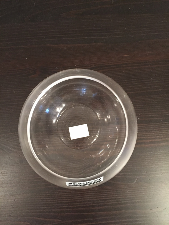 丸い器：アクリルガラス　 2枚目の画像