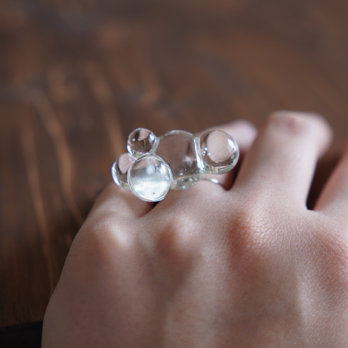 no.18 ハンドメイドレジンリング 指輪 リング レジンリング - 指輪