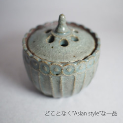 青瓷(seiji) 香炉　インテリアとしても場所を選ばずに飾れる 4枚目の画像