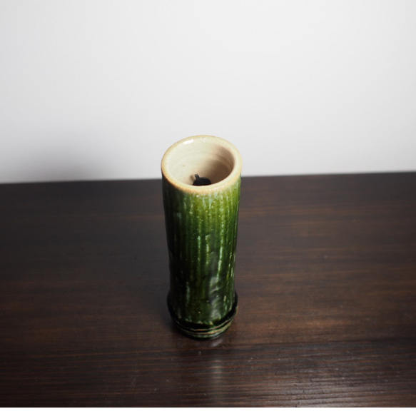 陶瓷壁掛式花瓶竹的主題。 TakeKakehana 第6張的照片