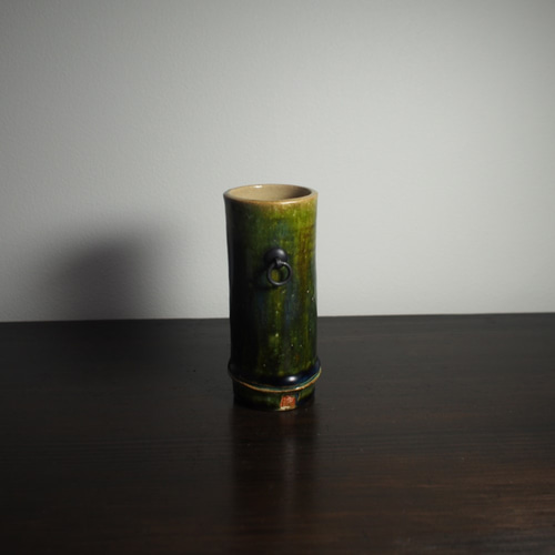 竹模様の陶器花瓶 楽天市場】トルコ陶器 花瓶 一輪挿し フラワーベース 高さ20