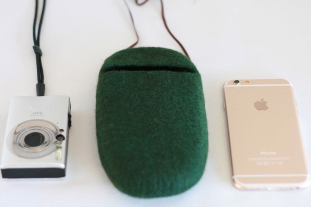 iPhoneポシェット cocoon（森）Lサイズ
