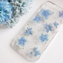 【雪の華】snow flower  iPhone7case 2枚目の画像