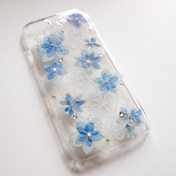 【雪の華】snow flower  iPhone7case 3枚目の画像