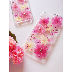 八重桜と小手鞠のケース iphone6,7,8plus 2枚目の画像