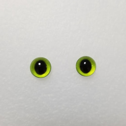 B9　猫の瞳　１０㎜　グラスアイ　羊毛フェルト用 1枚目の画像