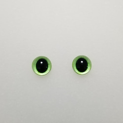 C25　猫の瞳　１０㎜　グラスアイ　羊毛フェルト用 1枚目の画像