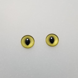 I4　猫の瞳　１０㎜【ドーム型】　グラスアイ　羊毛フェルト用 3枚目の画像
