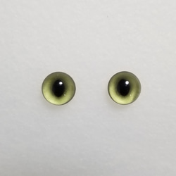 L15　猫の瞳　１０㎜　グラスアイ　羊毛フェルト用 1枚目の画像