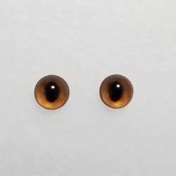 U29　猫の瞳　８㎜　グラスアイ　羊毛フェルト用 1枚目の画像