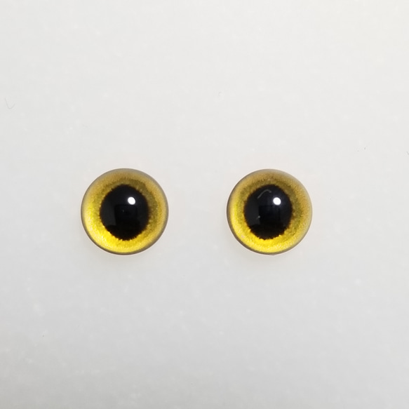 V15　猫の瞳　８㎜　グラスアイ　羊毛フェルト用 1枚目の画像