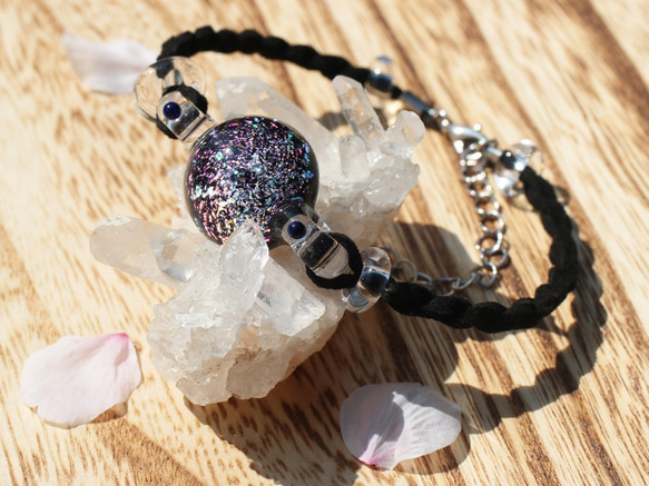 耐熱ガラスブレスレット 2枚目の画像