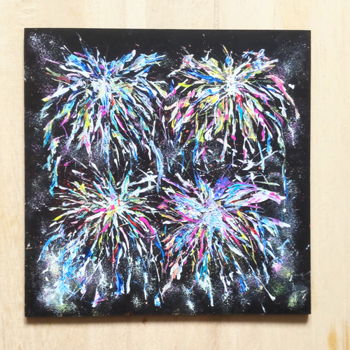 花火 絵画 小さなアトリエ 通販 12054405｜Creema(クリーマ)