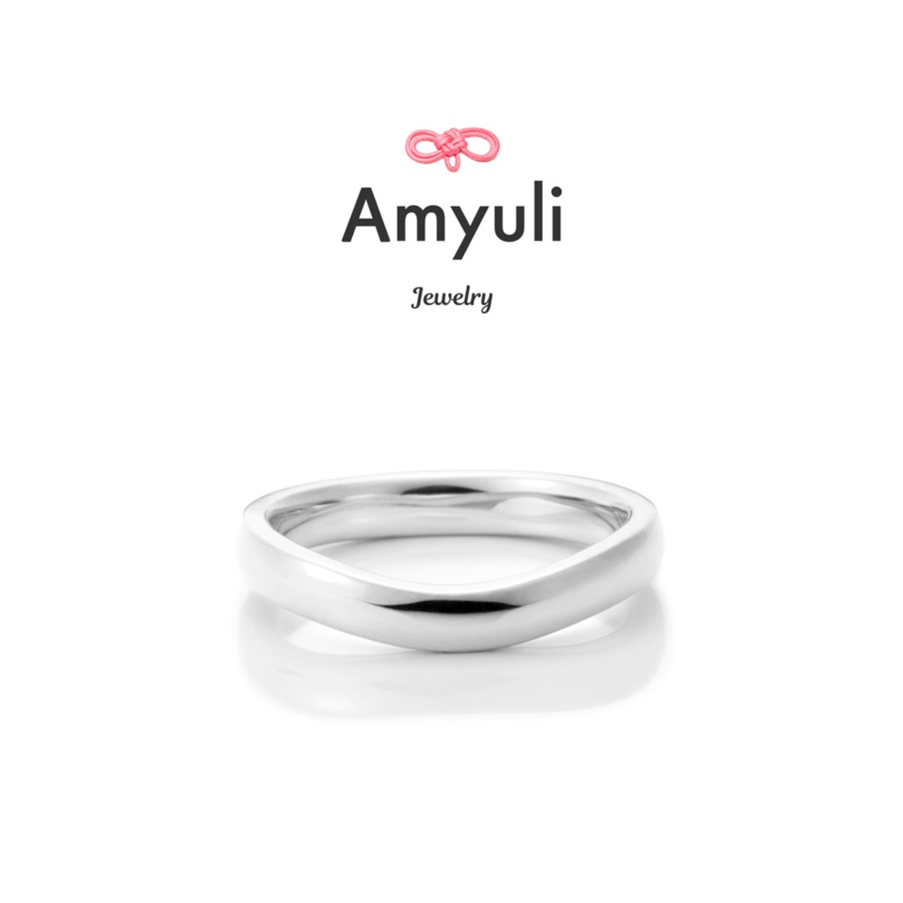 【ベビーリング】U字 プラチナ・K18《送料無料》