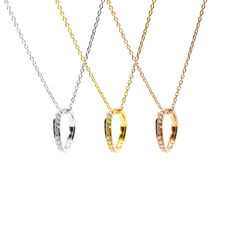 【ベビーリング】S字エタニティ ダイヤ×19 プラチナ・K18《送料無料》