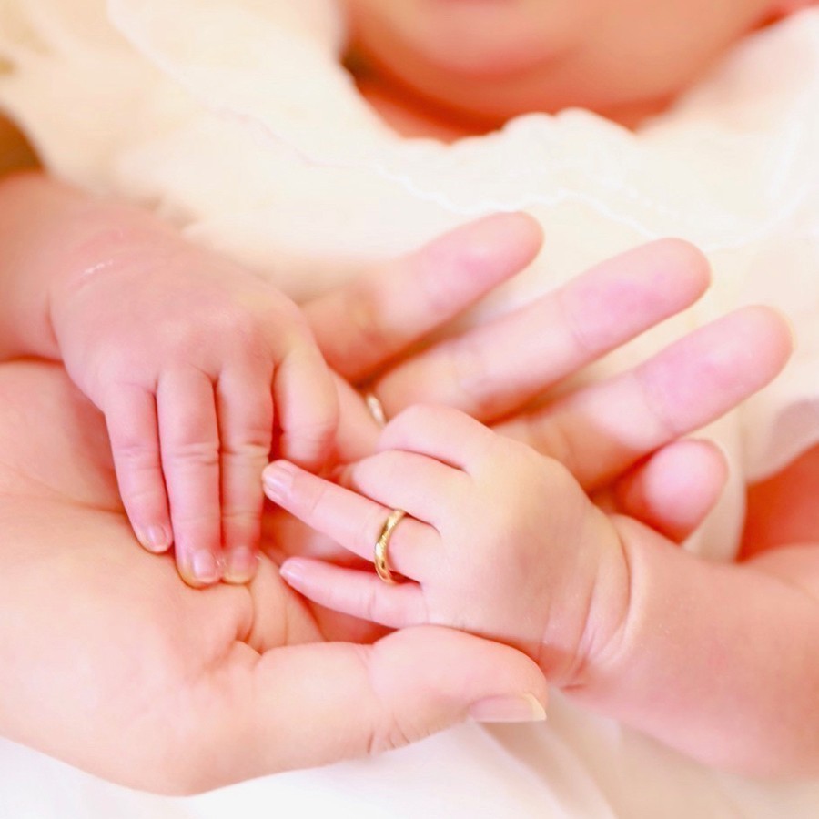 【ベビーリング】S字エタニティ ダイヤ×19 プラチナ・K18《送料無料》