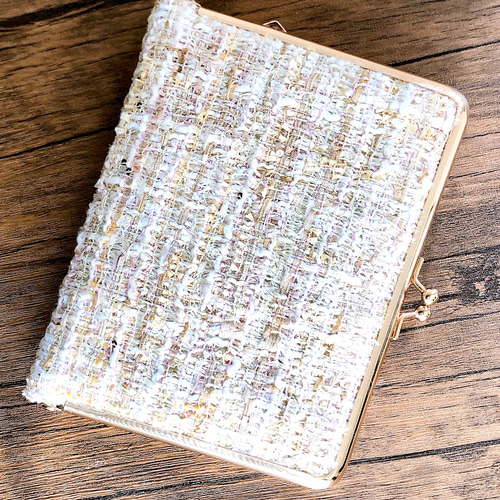 りんだりんさま売約済み　ブックカバー〈ツイード柄マリーゴールド〉 りんだりんさま売約済み ブックカバー〈ツイード柄マリーゴールド〉