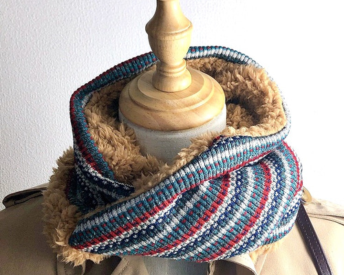 FUWARA×プードルファー◇スヌード◇ハンドメイド FUWARA×プードル