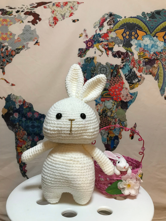 ハンドメイド 作家 うさぎ ぬいぐるみ ファンシー 作家 ハンドメイド うさぎ ぬいぐるみ ピンク - メルカリ