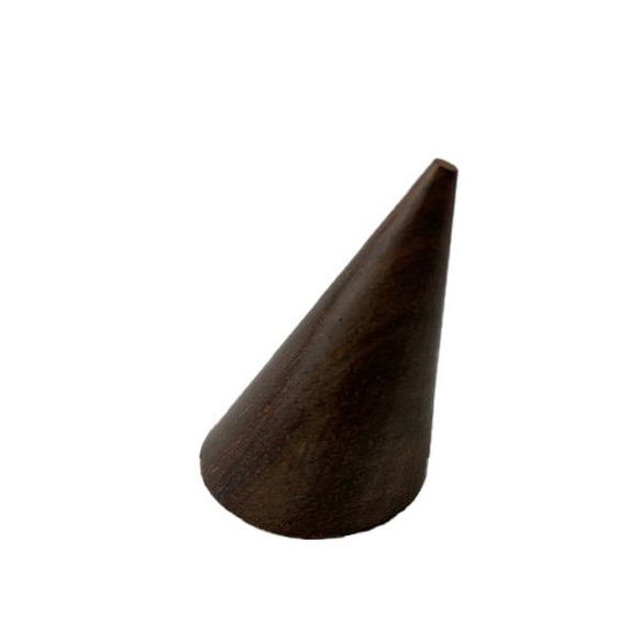 木製円錐 Sサイズ 2個セット　黒檀・紫檀・椰子・ココナッツ 6枚目の画像