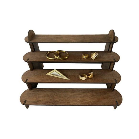 組立式ウッドラック 四段 4枚目の画像