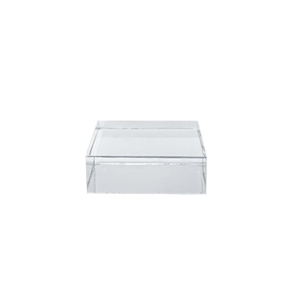 アクリル板 厚さ10mm　50ｘ50ｘH10mm 　透明　5枚セット　鉱物 2枚目の画像