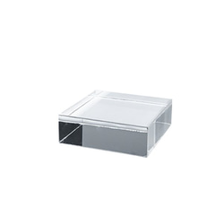 アクリル板 厚さ10mm　50ｘ50ｘH10mm 　透明　5枚セット　鉱物 3枚目の画像