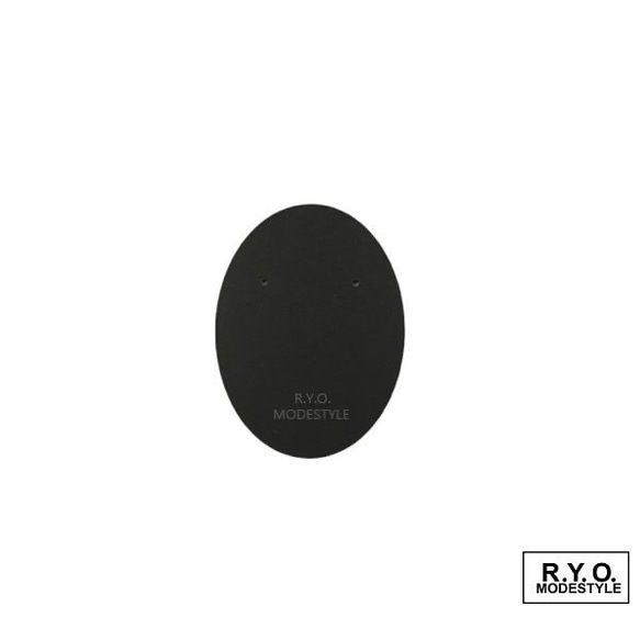 耳環架 Oval 橢圓紙 原裝 OEM LOGO 免費國內 100 張 W60x80mm 第3張的照片